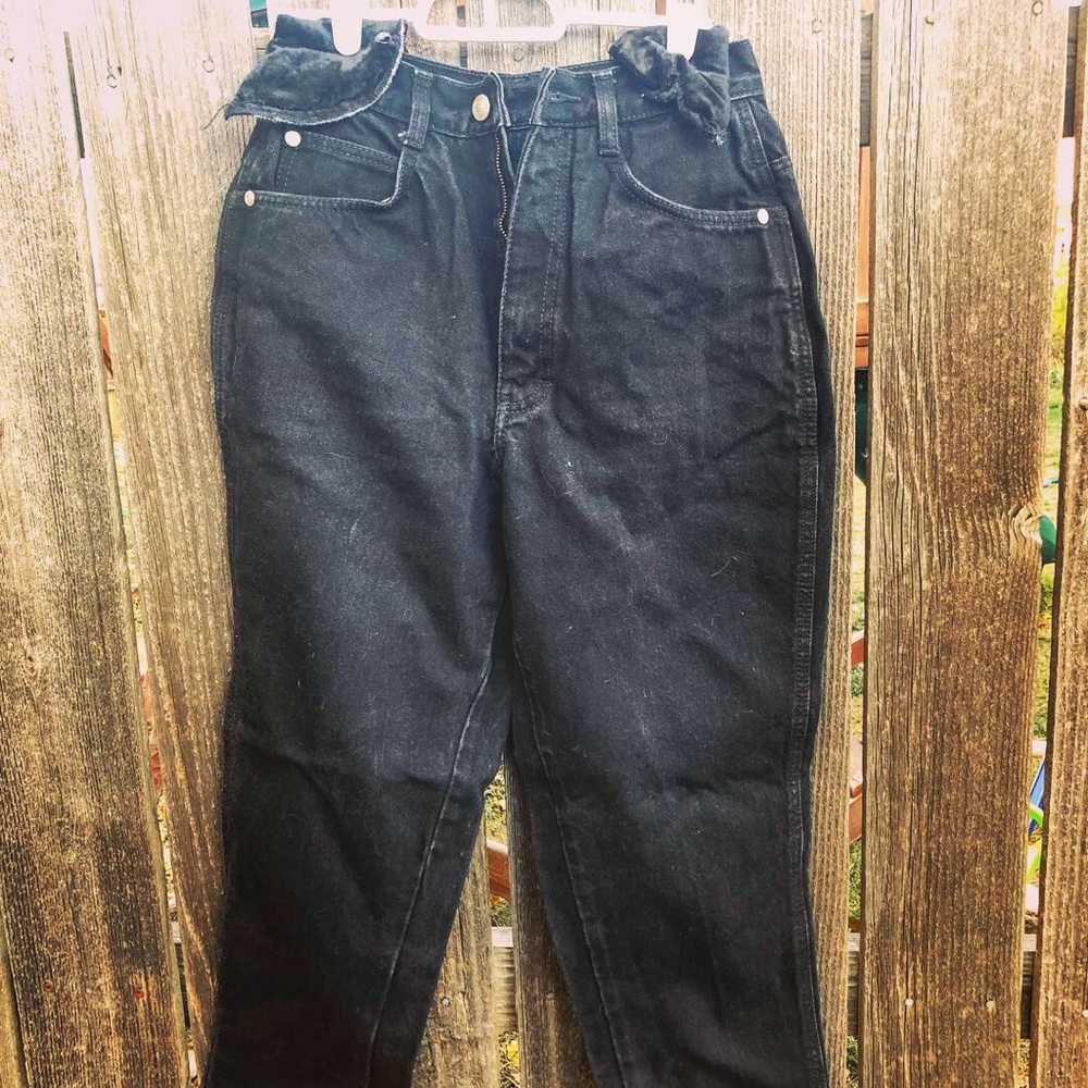 Genuine 1980s Vintage PS Gitano Black Jeans EUC